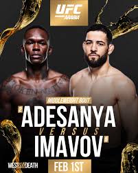 adesanya vs Imavov