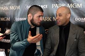 Abdelaziz and Nurmagomedov