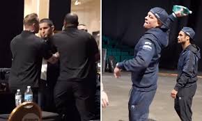 Diaz throws bottle