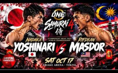 ONE Championship Preview: Nadaka Yoshinari vs. Rifdean Masdor